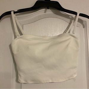 Aerie bandeau longline swim top